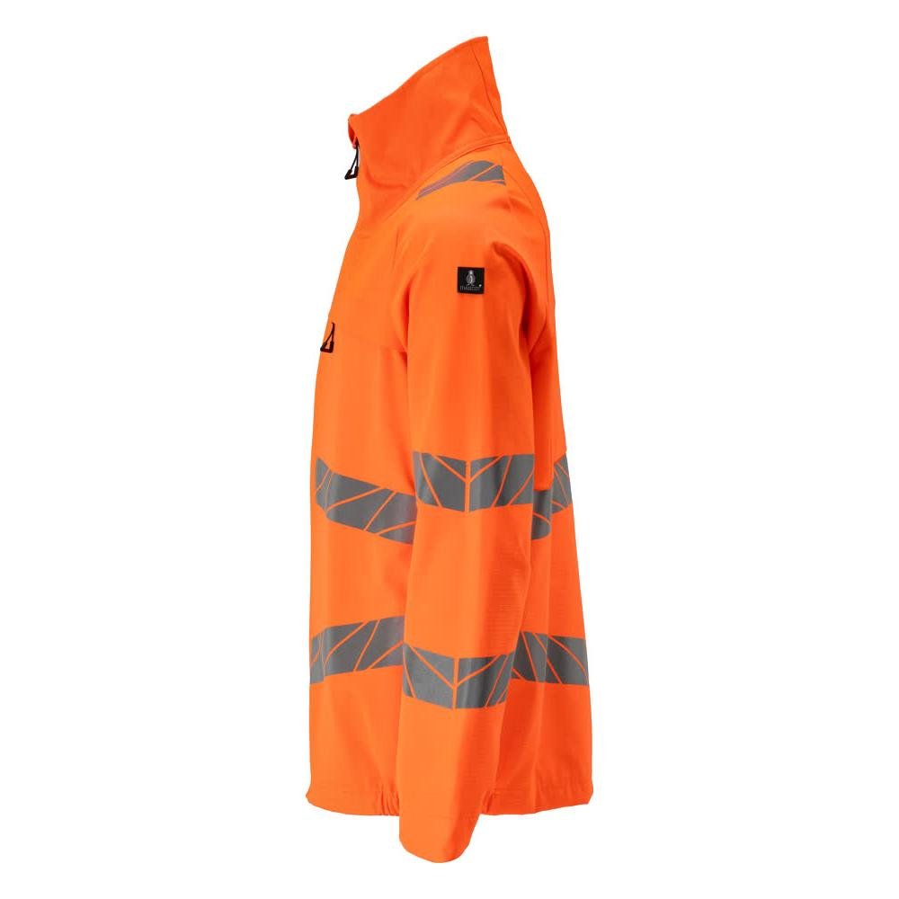 Jacket, stretch inserts work jacket, hi-vis orange