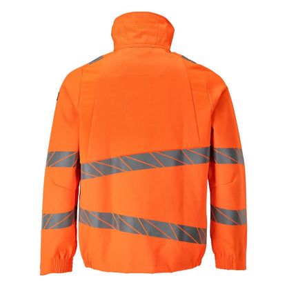 Jacket, stretch inserts work jacket, hi-vis orange