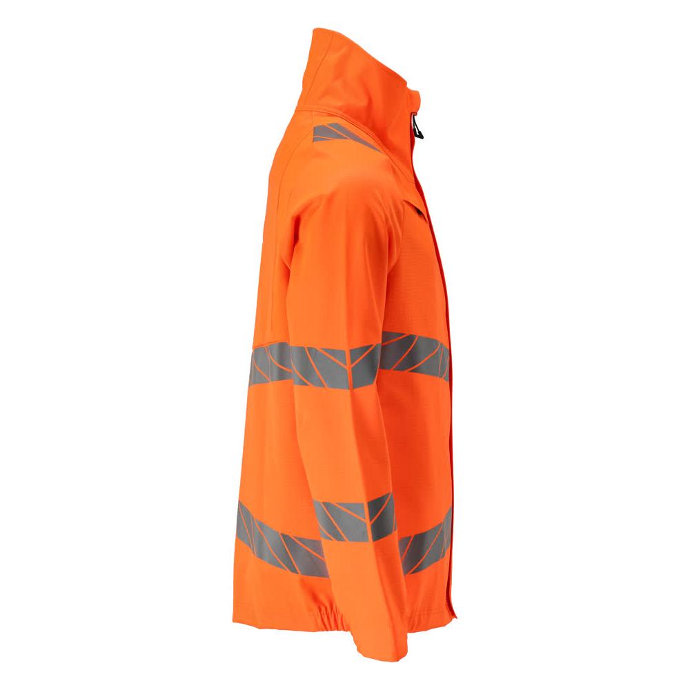 Jacket, stretch inserts work jacket, hi-vis orange