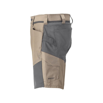Shorts, light weight shorts, dark sand beige/anthracite gray