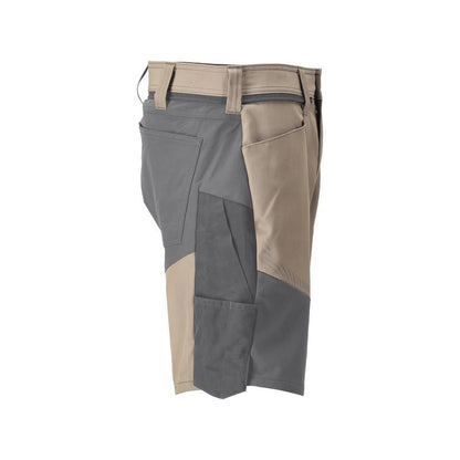 Shorts, light weight shorts, dark sand beige/anthracite gray