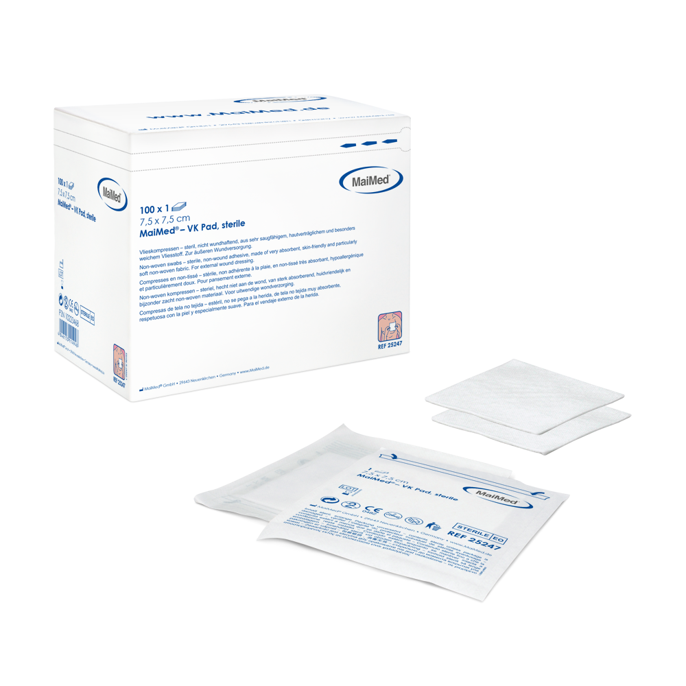 MaiMed-VK Pad, wound dressing, non-adhesive, sterile