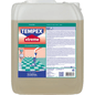 The 10 l Dr. Schnell TEMPEX XTREME from DR.SCHNELL GmbH & Co. KGaA is a powerful cleaning agent for floors, ideal for professional building cleaning, with blue and red labeling and application symbols.