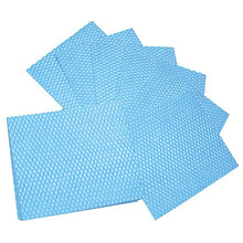 Multi-purpose cloths 32x38 cm, polyester/viscose, blue/white | Pack (50 pieces)