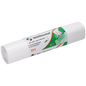 A roll of EMIL DEISS KG (GmbH + Co.) DEISS 36101 garbage bags, 250+250x600 mm, white, roll with 50 pieces. With German labeling, hand symbol for removal, size indication, and green "easy open" symbol on the packaging.