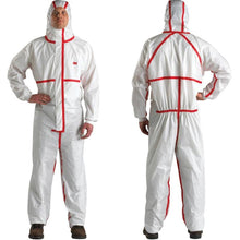 3M™ protective suit 4565, white + red, type 4/5/6