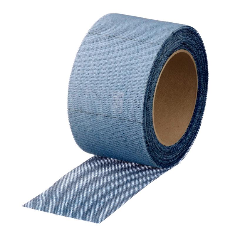 3M™ Grid Sanding Strips Blue on Roll, 70 mm x 10 m, 150, 36464 | Pack (1 roll)