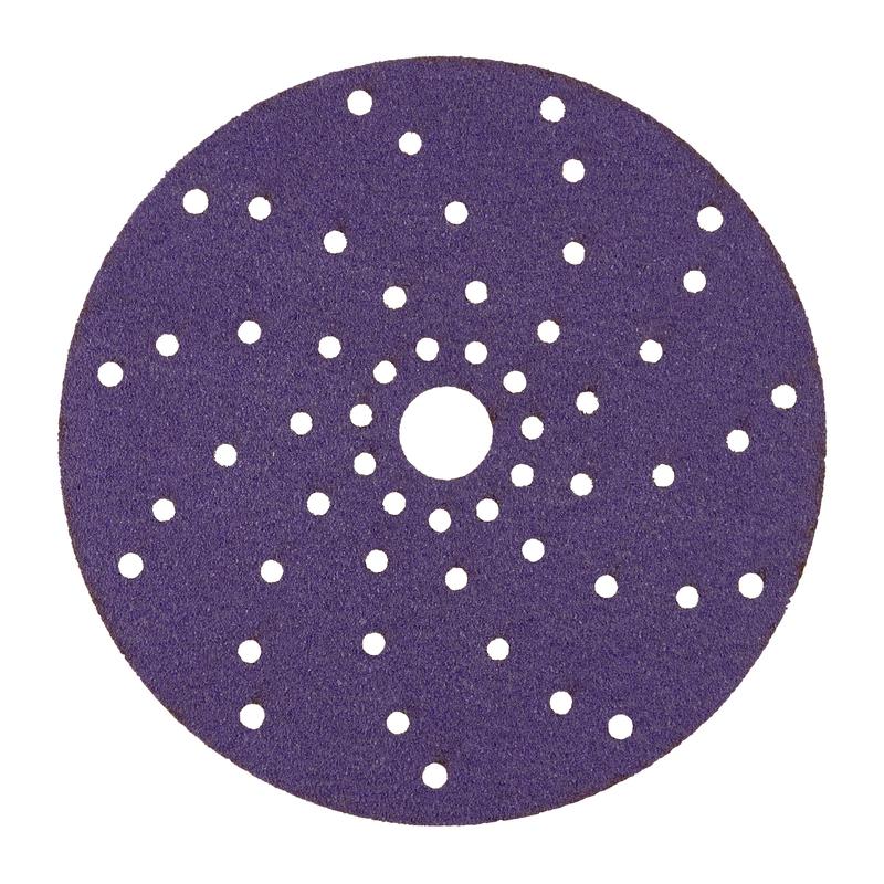 3M™ Cubitron™ II Hookit™ Grinding Disc 737U, 150 mm, Multihole, 80+, 51369 | Pack (50 pieces)