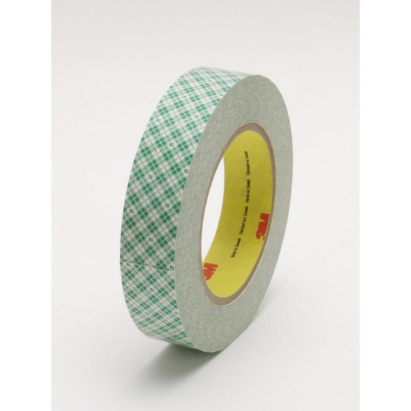 3M™ Double Sided Tape with Paper Non-Woven Backing 410M, White, 25mm x 33m, 0.15mm, Bulk Pack | Pack (1 roll)