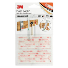 3M™ Dual Lock™ Flexible Snap Fastener SJ3560, Translucent, 19 mm x 100 mm, 5.7 mm, 40 Heads/cm², Indoor Use, Blister | Cardboard box (1 piece)
