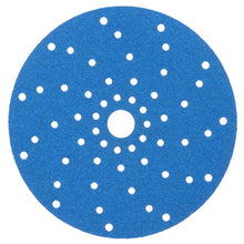 3M™ Hookit™ Blue Sanding Disc Multihole 325U, Blue, 150 mm, Multihole, 80, 51371 | Pack (1 piece)