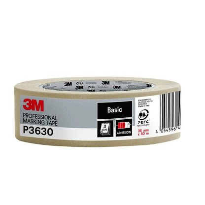 3M™ Painter's Masking Tape P3630, masking tape for precise painting work