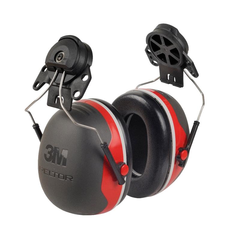 3M™ PELTOR™ Earmuffs, Red, Helmet Mount, X3P3 | Pack (1 piece)