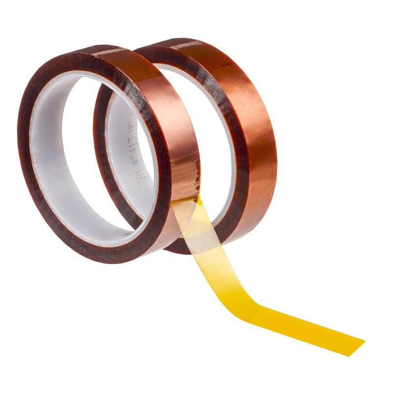 3M™ 5413 High Temperature Polyimide Tape, Gold, 25.4mm x 33m, 68.58µm | Pack (1 roll)