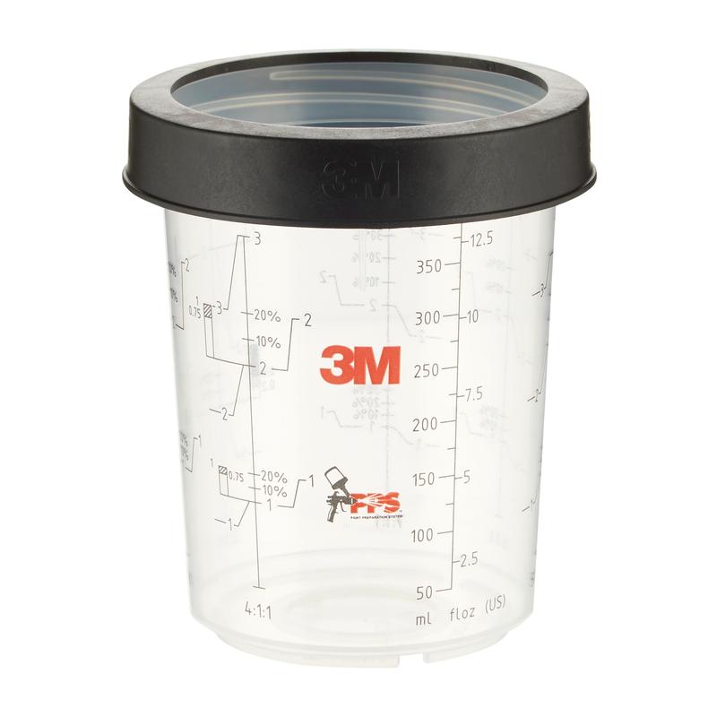 3M™ PPS™ Outer cup with screw ring, Midi, 400 ml, 16122 | Pack (400 ml)