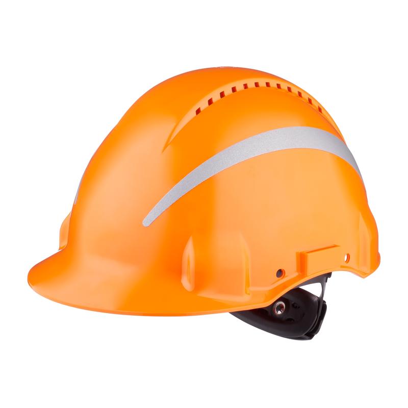 3M™ G3000NUV-R Safety Helmet - Vented, Reflective, Uvicator
