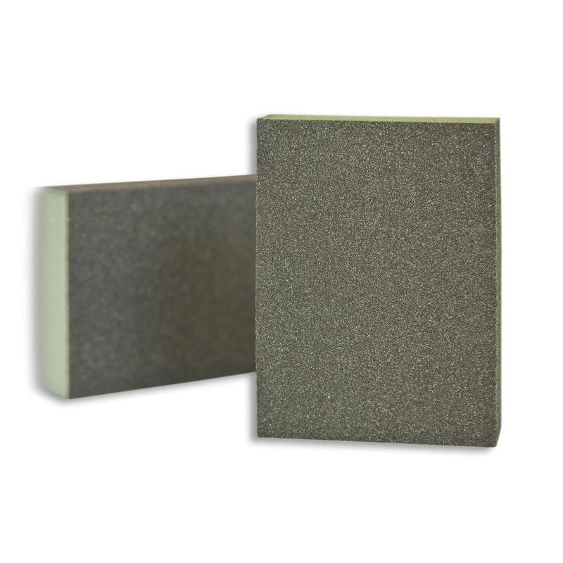 3M™ sanding sponge, coated on four sides, 68 mm x 100 mm x 26 mm, soft, super fine | Pack (1 piece)