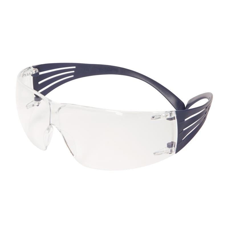 3M™ SecureFit™ 200 safety glasses, blue temples, Scotchgard™ anti-fog/anti-scratch coating (K&N), clear lens, SF201SGAF-BLU-EU | Pack (1 piece)