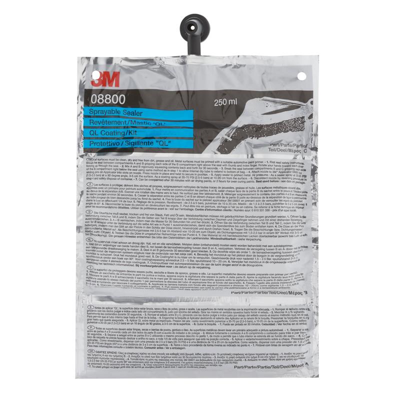 3M™ Sprayable Two-Part Sealant Gray 250ml 08800 | Cardboard box (1 piece)