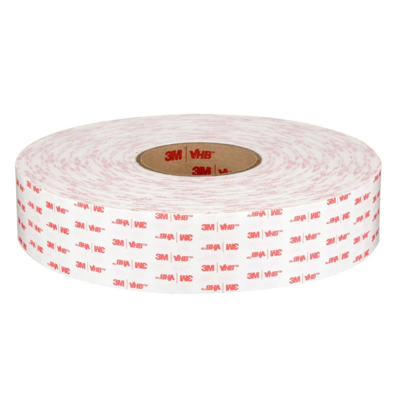 3M™ VHB™ Adhesive Tape 4959F, White, 16.5m - High Performance Adhesive Tape