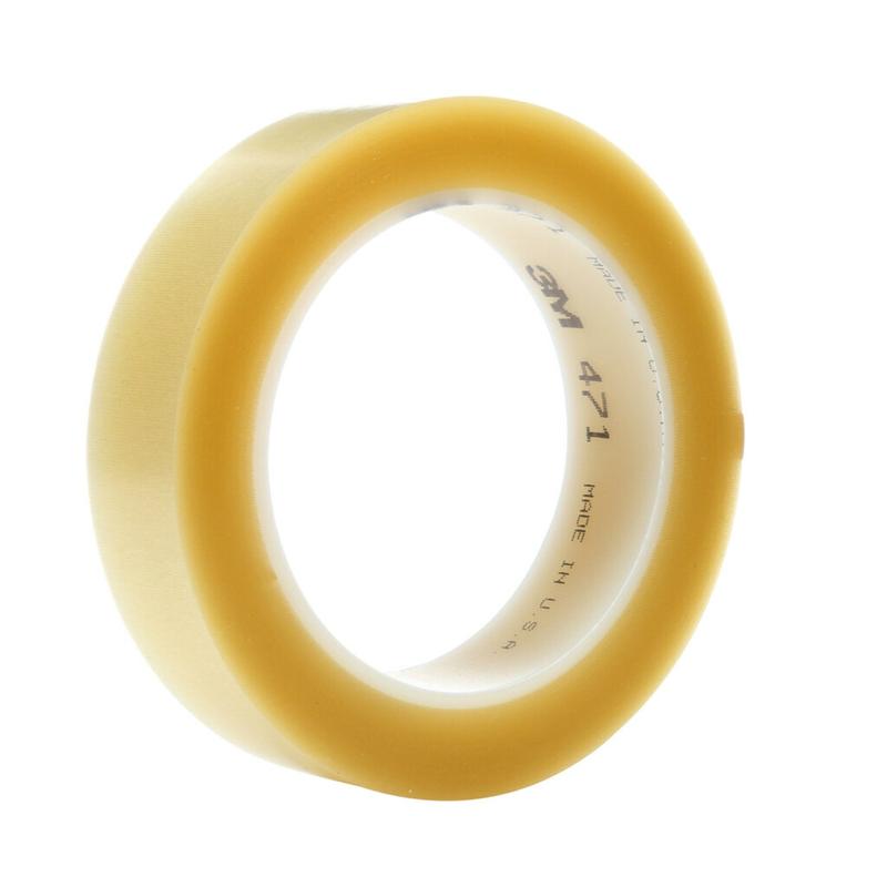 3M™ Soft PVC Tape 471, Clear, 38mm x 33m, 0.14mm | Pack (1 roll)