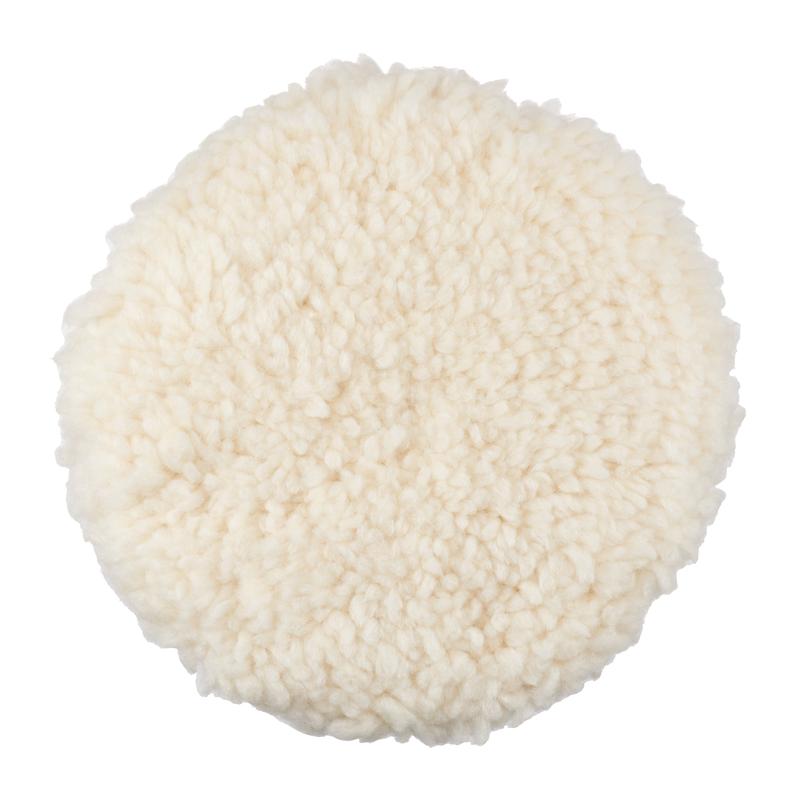 3M™ Lambskin Polishing Pad, Double Sided, White, 203mm, 05704 | Pack (1 piece)