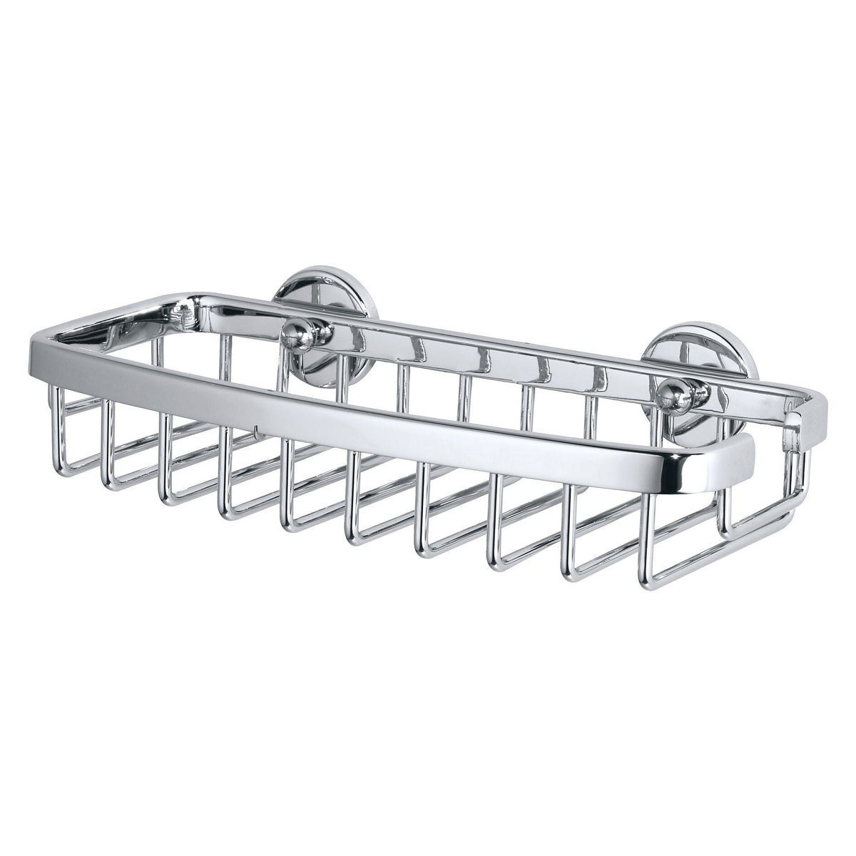 tesa ALUXX Duschablage einstöckig zum Kleben, verchromt, inkl. Klebelösung