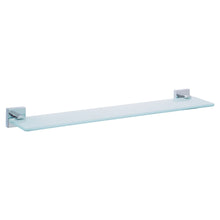 tesa Ekkro Badablage, verchromt, satiniertes Glas, Klebelösung