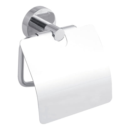 tesa SMOOZ WC-Papierrollenhalter mit Deckel, inkl. Klebelösung