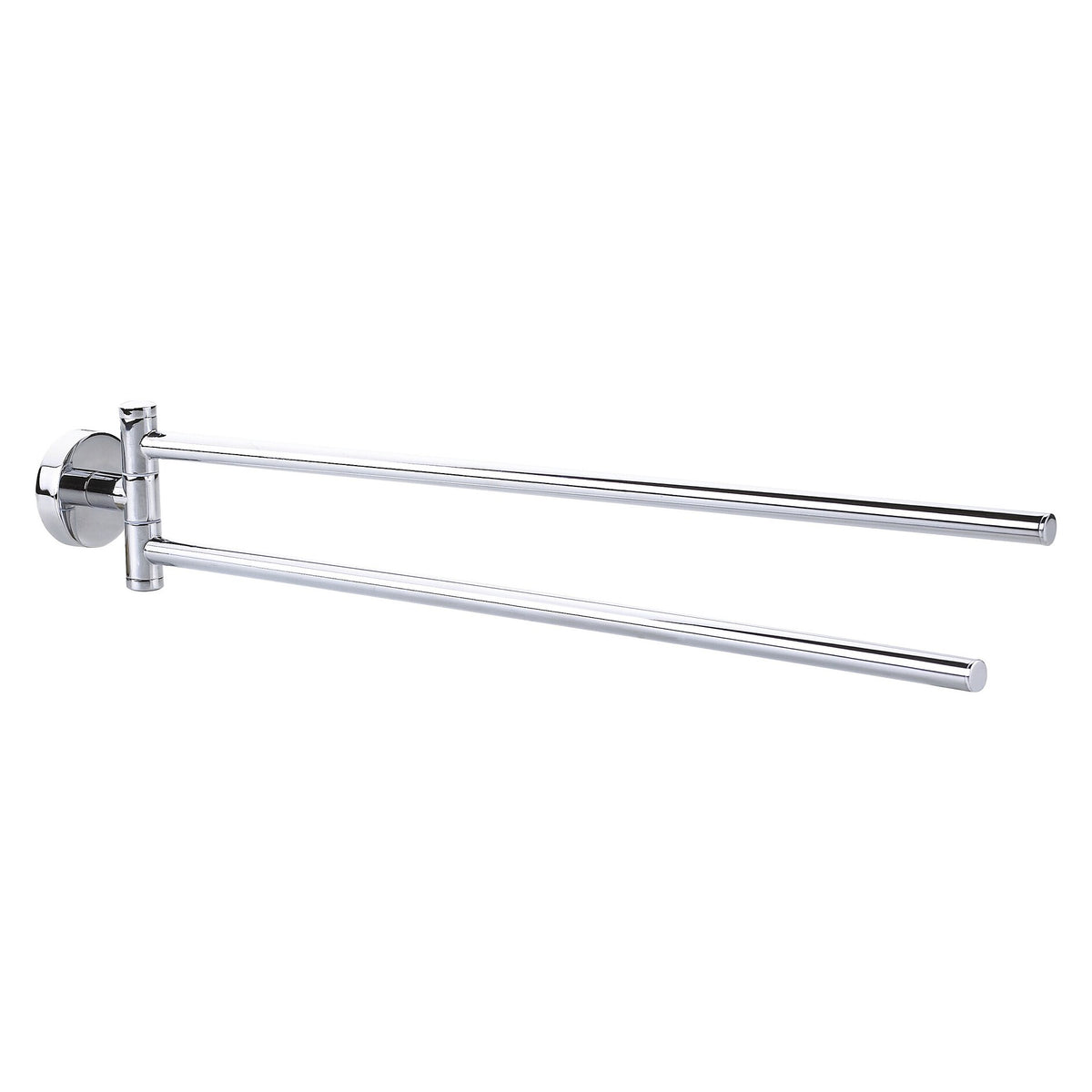 tesa SMOOZ Wandhandtuchhalter, 2-armig, verchromt, Klebelösung