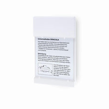 Wall holder, Dracula, wall holder without print (white), universal | Pack (1 piece)