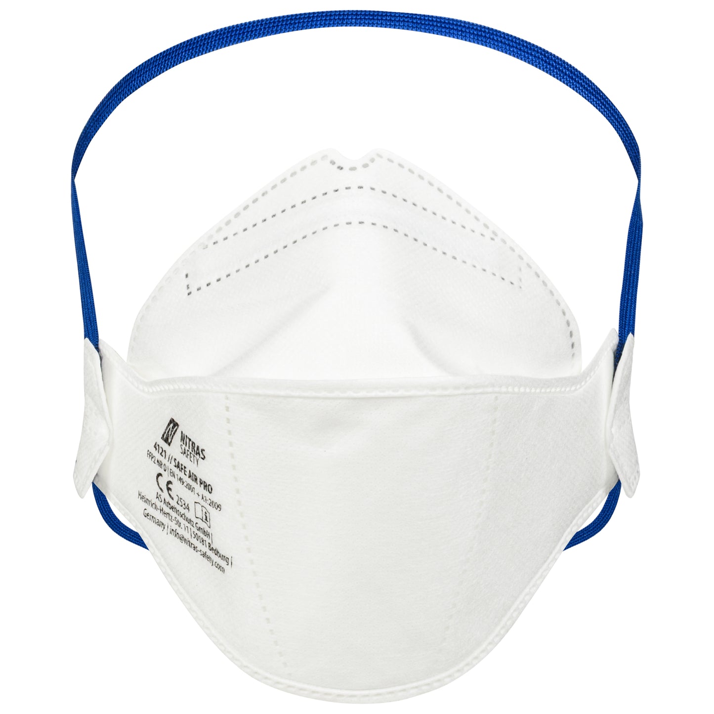 NITRAS SAFE AIR PRO, respiratory mask, white, EN 149, box of 15 pieces premium quality | Pack (15 pieces)