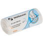 A transparent roll of EMIL DEISS KG (GmbH + Co.) DEISS 49903 garbage bags (540x580 mm, 100 pieces) with a blue-orange label shows a hand operating the Easy Opener; the label refers to a capacity of 33L and high tear resistance for practical use.