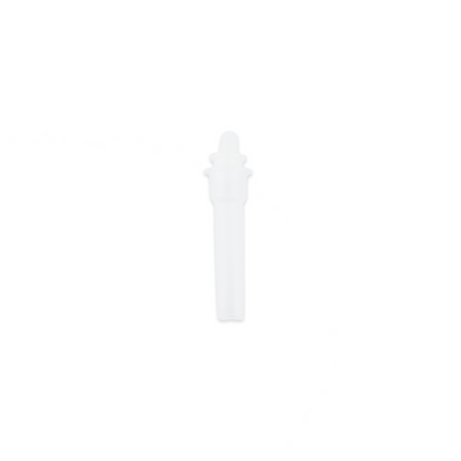 A single clear plastic dropper with a bulbous tip and a narrow tube, centered on white - ideal for use with the Altruan Strep A - Bisaf Professional 1 Test | Package (1 piece).