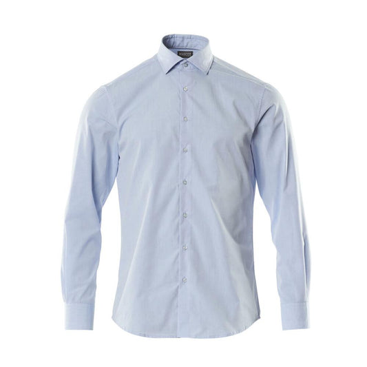 Poplin shirt, modern fit, light blue