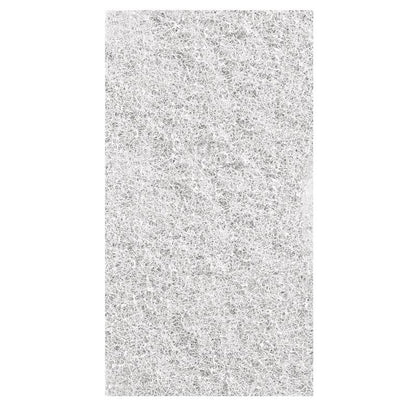 The Twister Handpad 2 pcs. from Diversey Deutschland GmbH & Co. OHG is a rectangular, white, fibrous mesh pad with a random net-like pattern and a thin, airy texture; its compact design stands out against the plain white background.