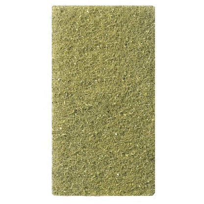 The Twister Handpad 2 pcs. from Diversey Deutschland GmbH & Co. OHG is a rectangular, green pad with a rough, fibrous texture and compact design, depicted against a white background.