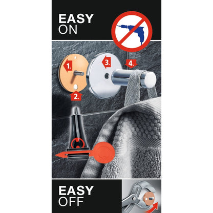 tesa Powerbutton Classic Haken Eckig – Produktmerkmale