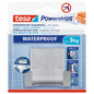 tesa Powerstrips Waterproof Duohaken Zoom, Metall, weiß