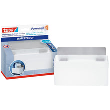 tesa Powerstrips Waterproof Regal Zoom, Metall, weiß