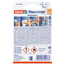 tesa Powerstrips Waterproof Small, weiß