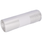 A roll of EMIL DEISS KG (GmbH + Co.) DEISS 59927 transparent plastic bags (630x740 mm, 50 pieces) is wrapped with a white paper label and depicted against a light gray background.