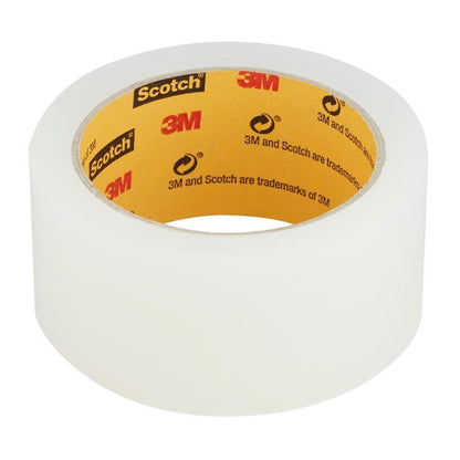 A roll of Scotch® Extremium™ INVISIBLE High-Performance Tape (20 m x 48 mm, 1 roll) from 3M Deutschland GmbH, unused with a yellow label featuring Scotch and 3M logos on a white background.