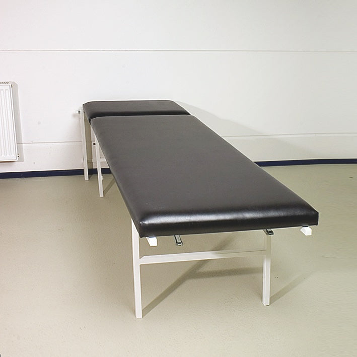 Wandklapp-Ruheraumliege Stahl Kopfteil verst. senkr. Schwarz