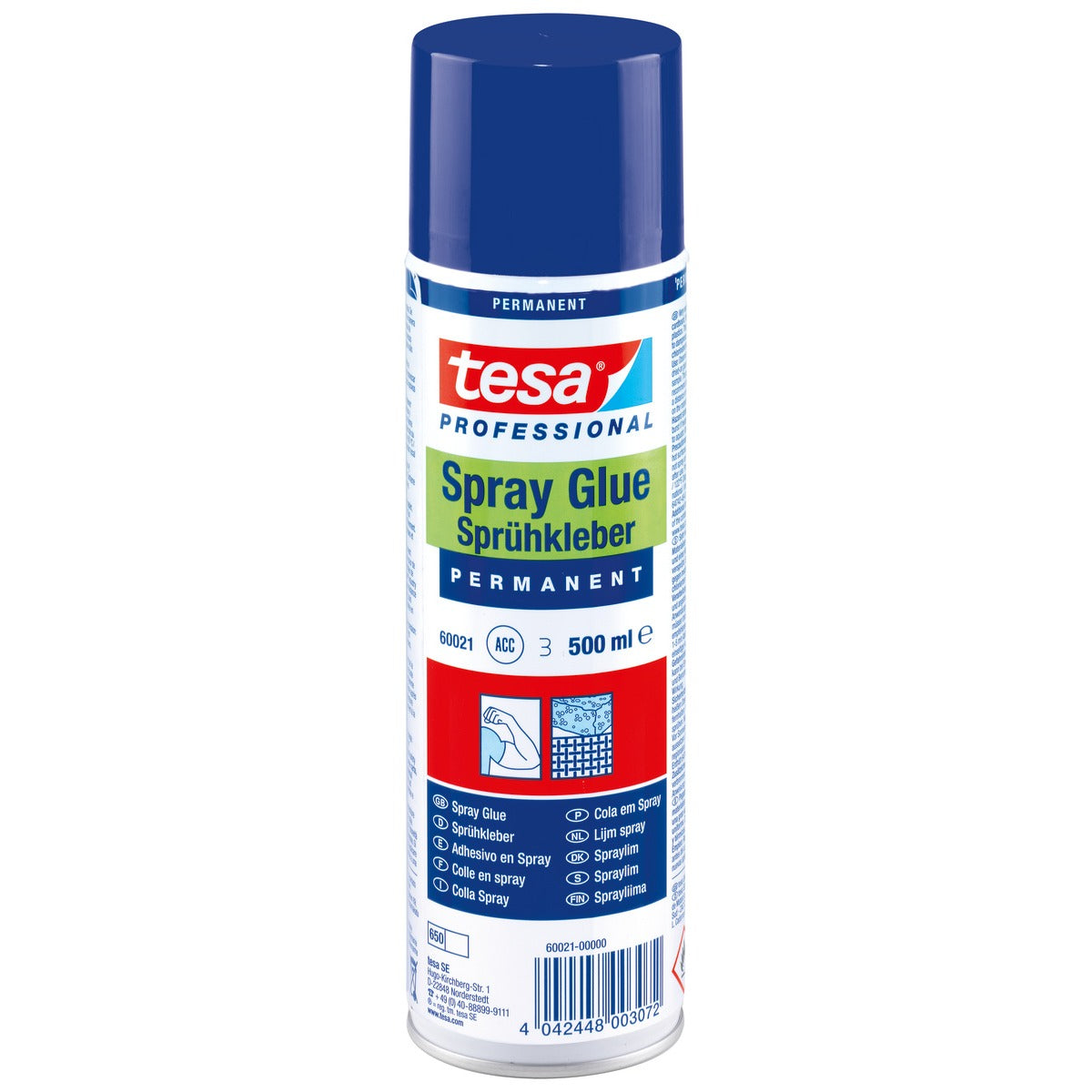 tesa Sprühkleber PERMANENT, 500 ml