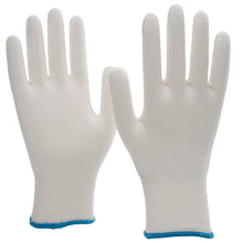 NITRAS knitted gloves, white