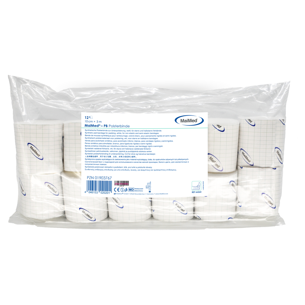 MaiMed-PB Synthetic padding bandage of 12 pieces/polybag