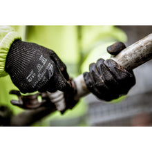 NITRAS ESD 3D CUT F, cut protection gloves, black