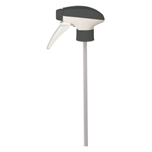 The Room Care R4 replacement sprayer from Diversey Deutschland GmbH & Co. OHG, for R4 furniture care, has a black and white nozzle with a long, clear tube. Sold as a carton (5 packs), pictured on a solid white background.