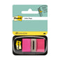 Eine Packung mit 50 Post-it® Index Haftstreifen (25,4 mm x 43,2 mm) von 3M Deutschland GmbH in rosa, mit Produktangaben und dem Post-it® Logo auf der Verpackung.